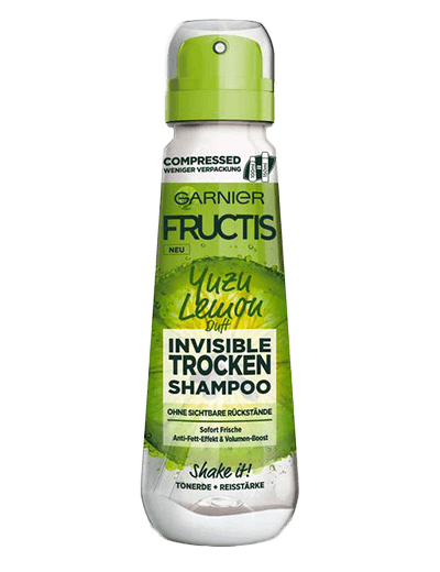 Fructis Invisible Trockenshampoo Yuzu Lemon - Produktansicht